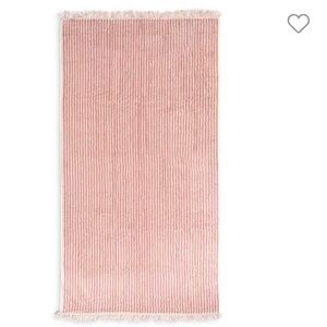 Business & Pleasure Beach Towel Lauren’s Pink Stripe